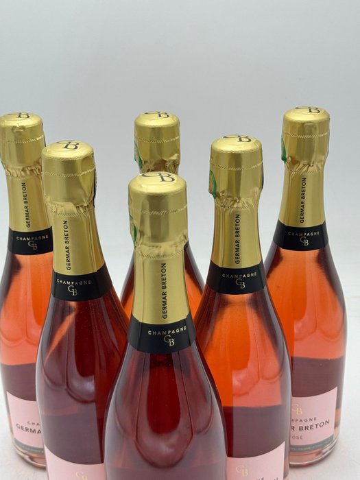 Germar Breton, Rosé - Champagne Brut - 6 Flasker (0,75 L)