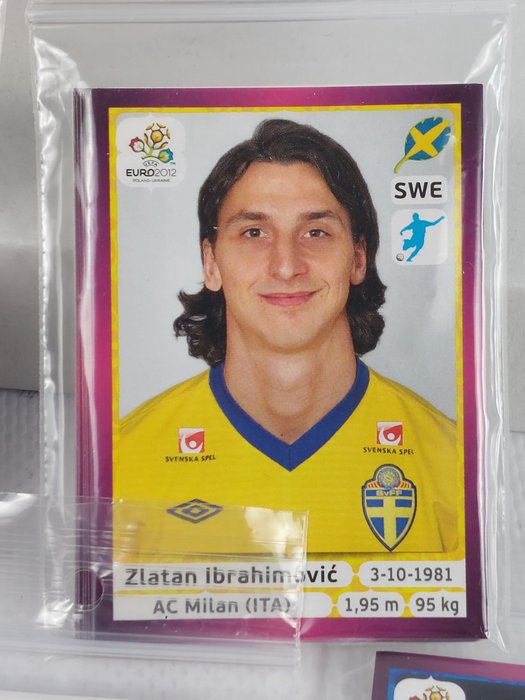 Panini - Euro 2012 Including Cristiano Ronaldo + Zlatan Ibrahimovic Complete loose Sticker Set