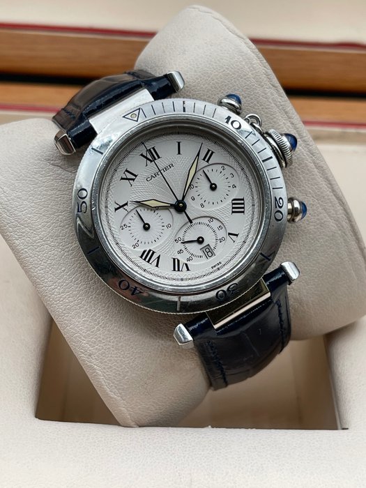 Cartier - Pasha Chronograph - 1050 - Mænd - 2000-2010