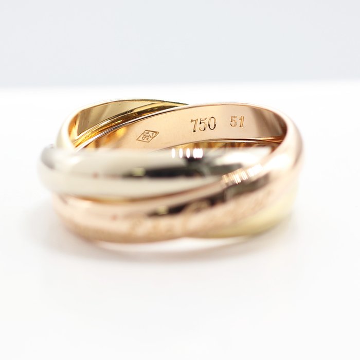 Cartier - Ring - Trinity - 18 kraat Gulguld, Hvidguld, Rosaguld