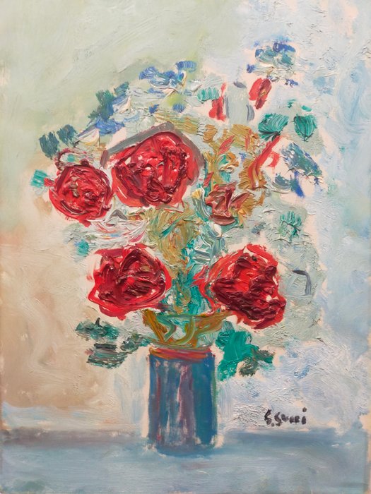 Giuseppe Succi (1914-1989) - Vaso di fiori