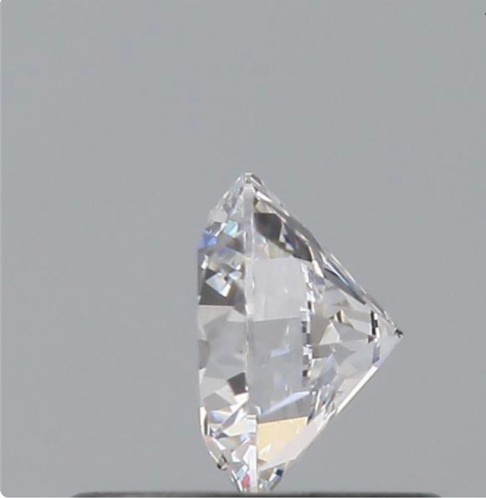 Ingen mindstepris - 1 pcs Diamant  (Natur)  - 0.44 ct - Rund - D (farveløs) - VVS1 - Gemological Institute of America (GIA) - Ex Ex Ex