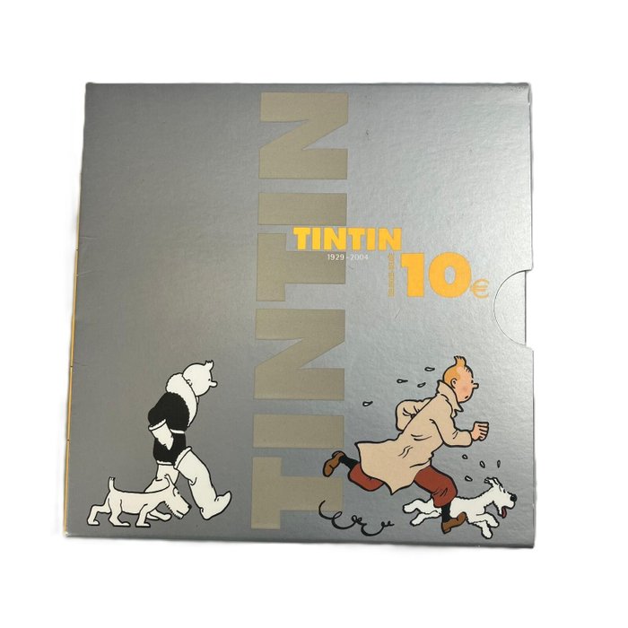 Belgien. 10 Euro 2004 "Tintin" Proof  (Ingen mindstepris)