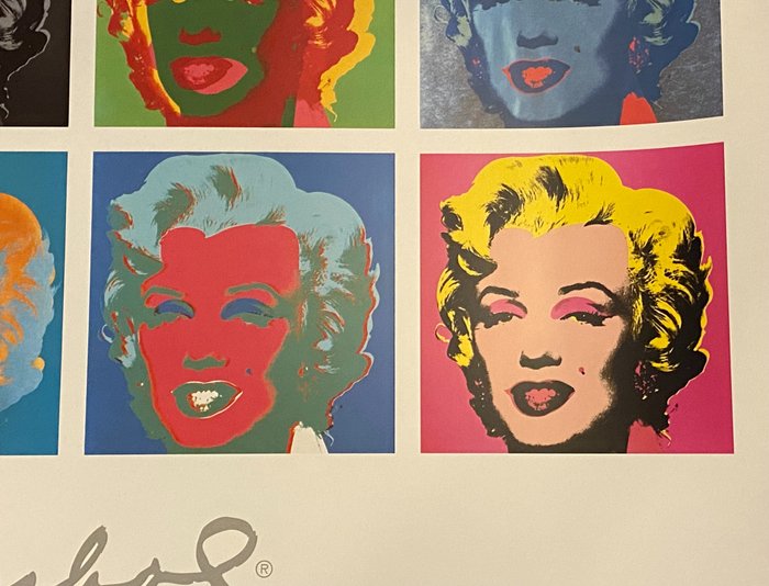 Andy Warhol (after) - TEN MARILYNS II