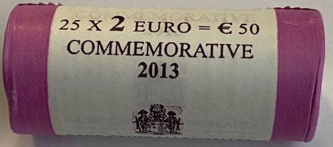 Malta 2 Euro 2013 "Self-Government" (25 pieces) in roll  (Ingen mindstepris)