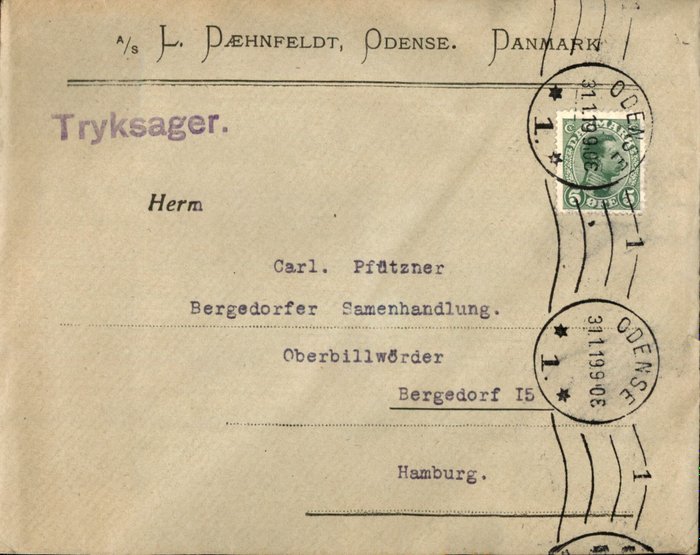 Verden 1895/1995 - Samling ± 675 Postbreve med særlige porto og frimærker