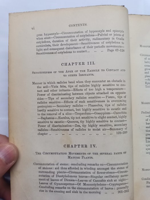 Charles Darwin/Francis Darwin - The Power of Movement in Plants - 1880