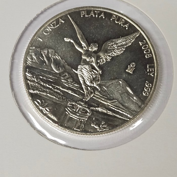 Mexico. 1 Onza 2008 Libertad, 1 Oz (.999)  (Ingen mindstepris)