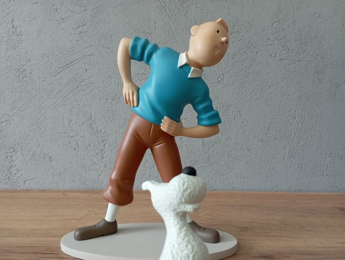 Tintin et Milou gymnastique Figurine - Moulinsart - 2001