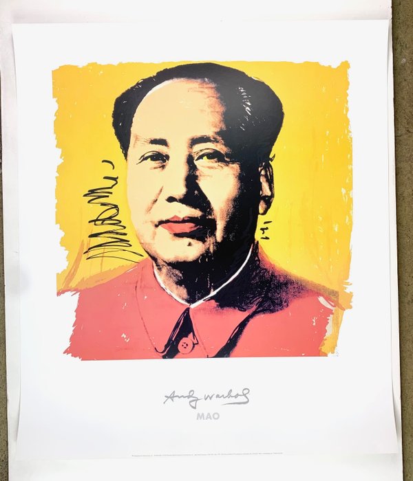 Andy Warhol (1928-1987) - Mao, 1972 - Artprint - 76 x 69 cm