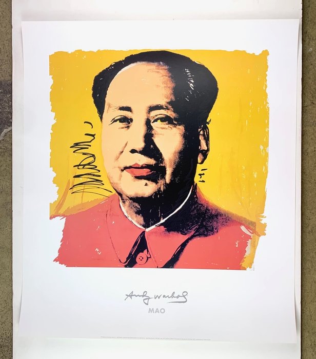 Andy Warhol (1928-1987) - Mao, 1972 - Artprint - 76 x 69 cm