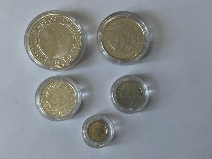 Spanien. Pesetas 1989 (5 monete)  (Ingen mindstepris)