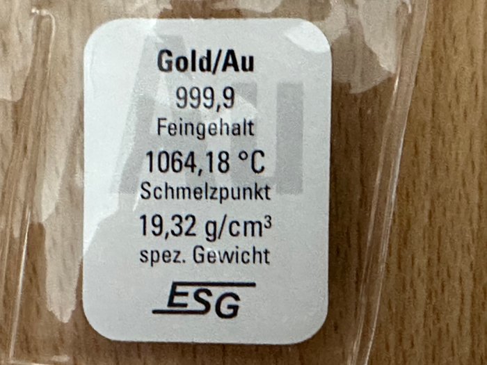 20 gram - Guld 999 - ESG