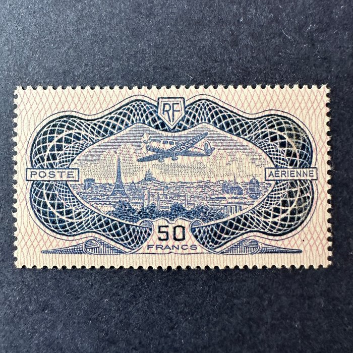 Frankrig  - YT Airmail 15 Le Burelé i NY *