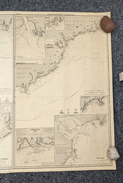 Europa - East Cost of England: fra Dungeness til Newcastle; Charles Wilson - The East cost of England - 1881-1900