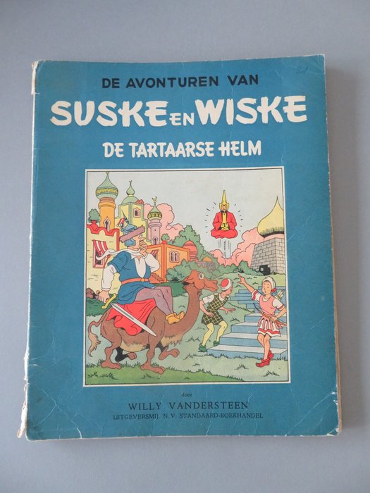 Suske en Wiske 3 - De Tartaars Helm - Blauwe reeks - 1 Album - Første udgave - 1953