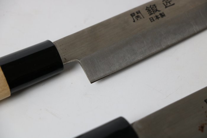 "刀 KATANA"   柳刃 Yanagiba ,  出刃 Deba - Køkkenkniv - Kitchen knife set - Stål - Japan