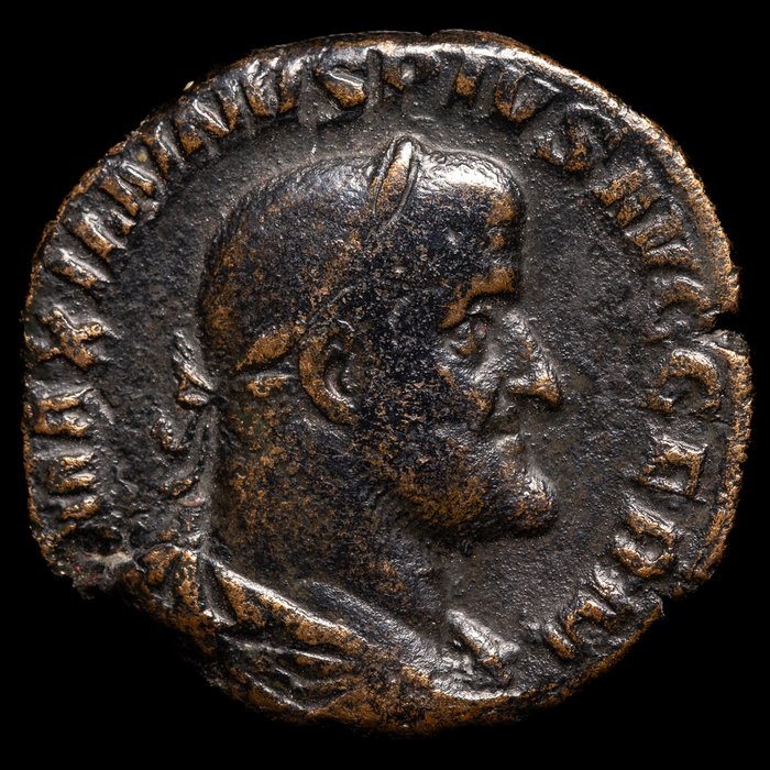 Romarriket. Maximinus Thrax (AD 235-238). Sestertius Roma - FIDES MILITVM  (Ingen mindstepris)