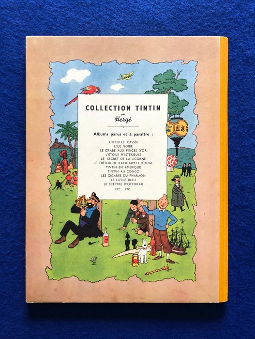 Tintin T2 - Tintin au Congo (B1) - C - EO Couleurs - 1 Album - 1946