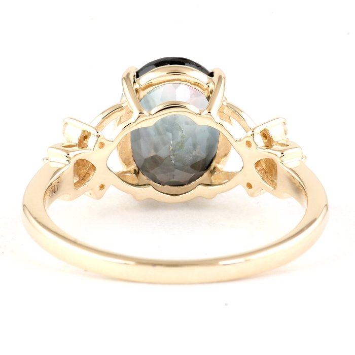 Ingen mindstepris - Ring - 14 karat Gulguld -  2.71ct. tw. Turmalin - Safir