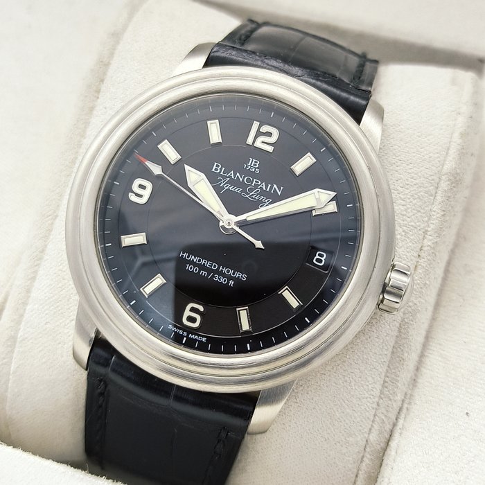 Blancpain - Leman Aqua Lung Ultra Slim "Limited Edition" - 2100-1130A-64B - Mænd - 2000-2010