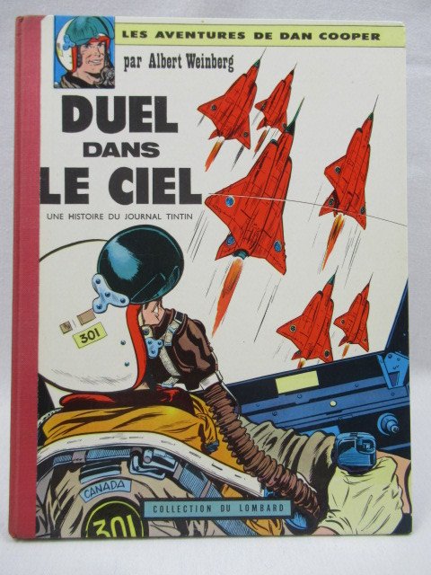 Dan Cooper T5 - Duel dans le ciel - C - 1 Album - Første belgiske udgave - 1962