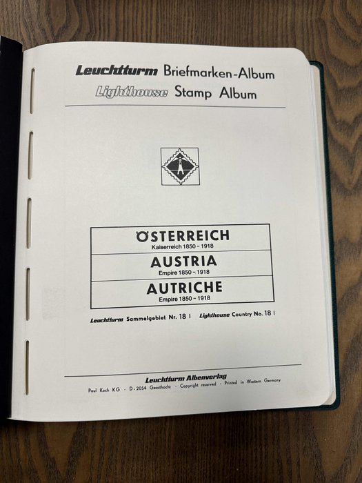 Østrig 1900/2000 - Østrig og Tyskland i Leuchtturm Davo Kabe Sikre og løse albums: med vinduer