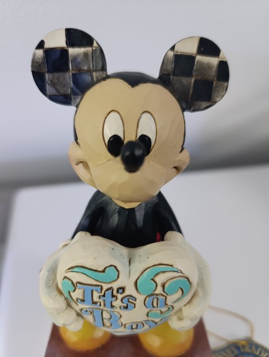 Enesco/Disney - Jim Shore - Figur - Mickey Mouse - 4043663 It`s A Boy in OVP Disney Traditions - Harpiks