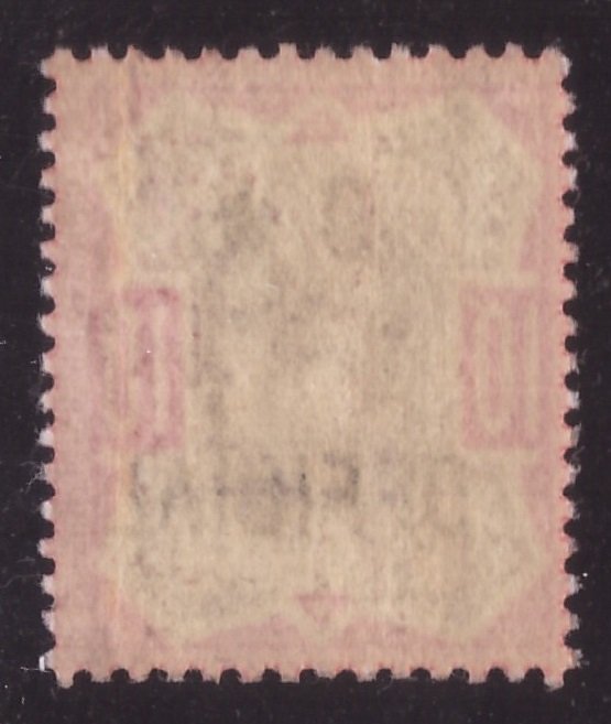 Storbritannien 1902 - 22.00 karminrosa og viol overtrykt O.W. OFFICIEL - Yvert 60