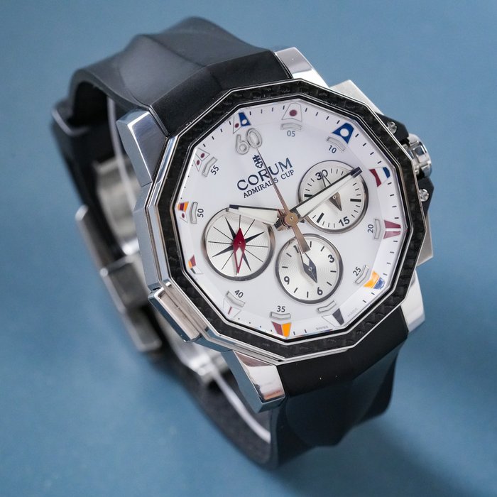 Corum - Admirals Cup Challenge Chronograph Split Second Rattrapante - 986.691.11/F371 - Mænd - 2011-nu