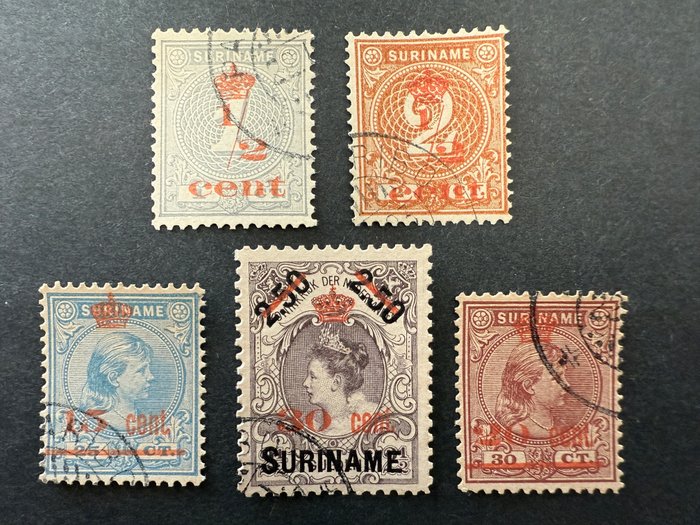 Surinam 1911 - Hjælpeproblem - NVPH 60/64