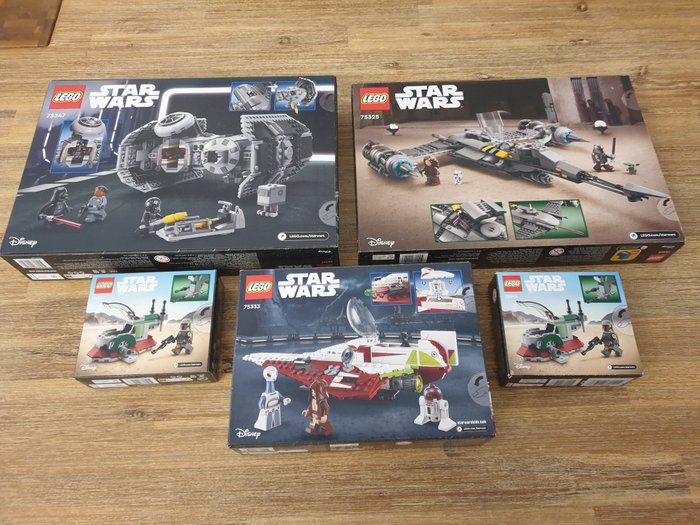 Lego - Lego Star Wars 5 Sets 75325 / 75347 / 75333 / 75344 / 75344 NEUOVP UnbespieltVersiegelt