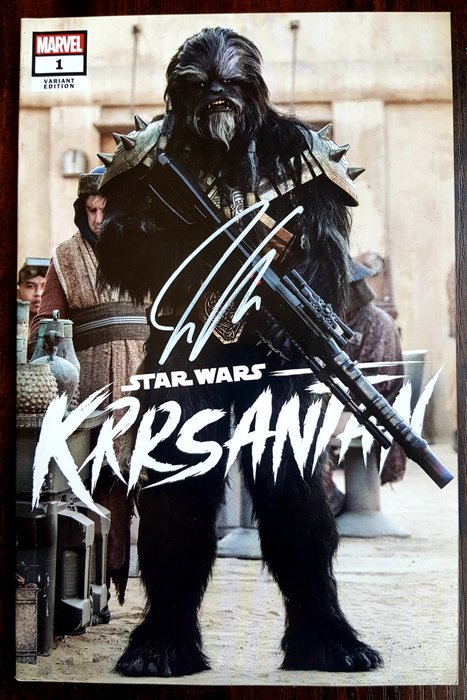 Star Wars Tales: Krrsantan #1 "Disney + Boba Fett Cover" - Signed by story creator Jason Aaron ! With COA ! - 1 Signed comic - Første udgave/2022