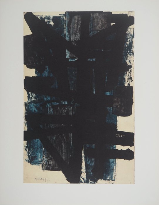 Pierre Soulages (1919-2022) - Peinture 1950