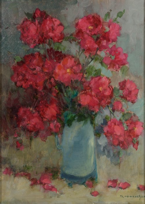 Theodorus van Oorschot (1910-1989) - Stilleven bloemen