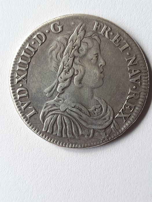 Frankrig Ludvig 14 (1643-1715) Demi écu 1644-1650 (2 monnaies)