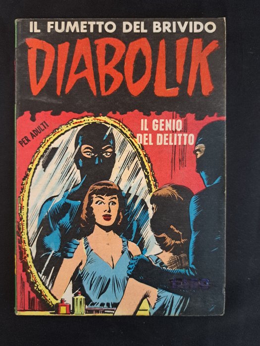 Diabolik Prima Serie n. 5 - Il Genio del Delitto - 1 Comic - Første udgave - 1963