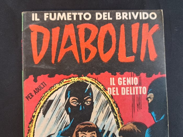 Diabolik Prima Serie n. 5 - Il Genio del Delitto - 1 Comic - Første udgave - 1963