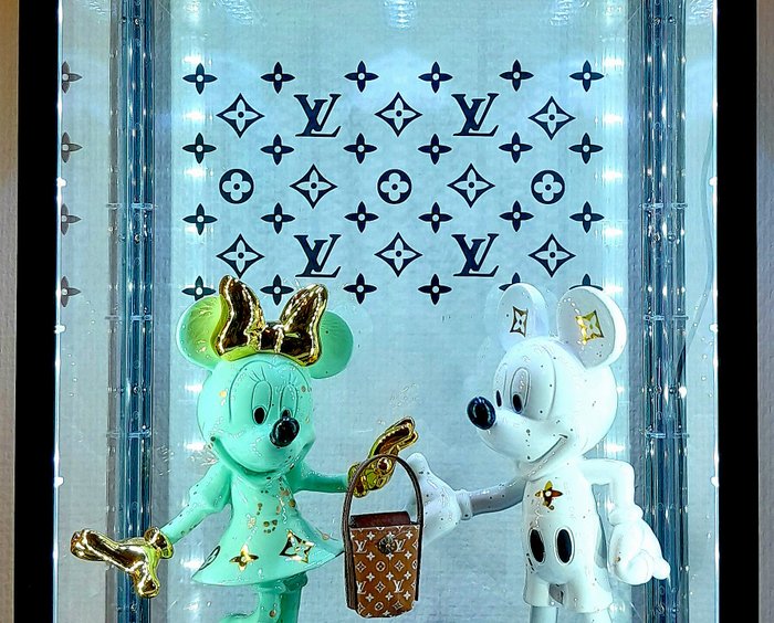 Jan Marti (1958) - Minnie feat Mickey Louis Vuitton 1/1