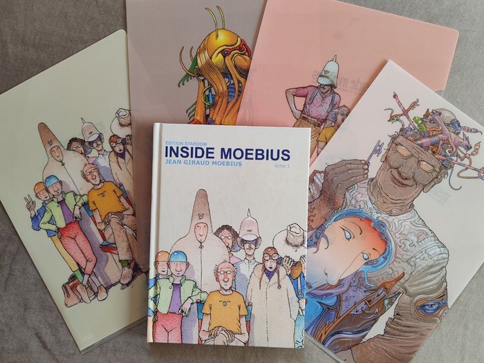 Inside Moebius T1 + 4 chemises + dédicace - C - 1 Album - Første udgave - 2004