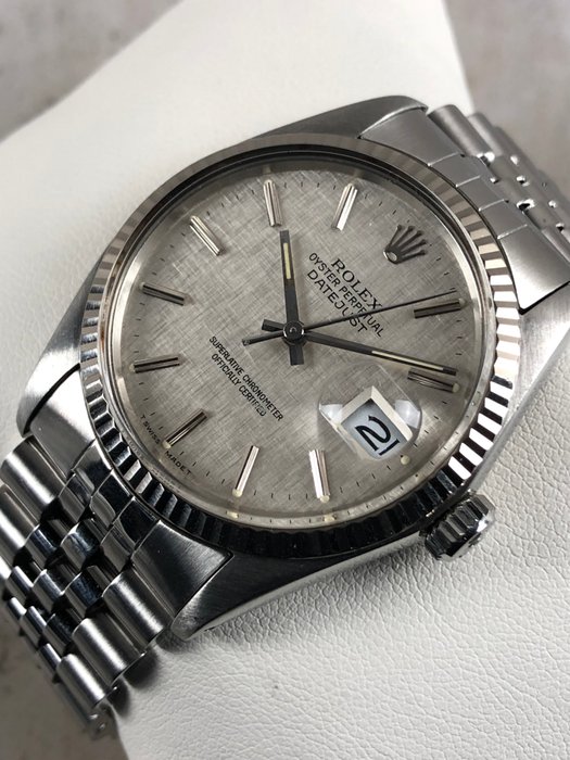 Rolex - Datejust Linen Dial - 16014 - Mænd - 1980-1989