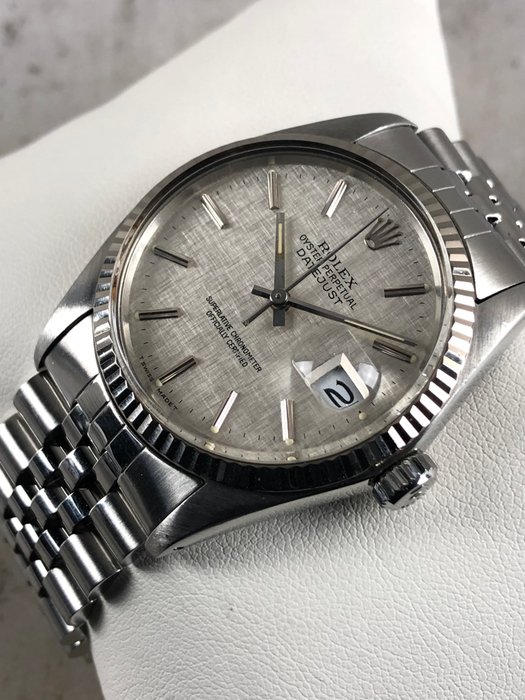 Rolex - Datejust Linen Dial - 16014 - Mænd - 1980-1989