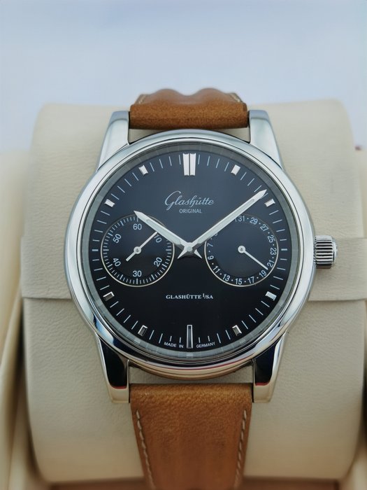 Glashütte Original - Senator Hand Date - 39-58-02 - Mænd - 2000-2010