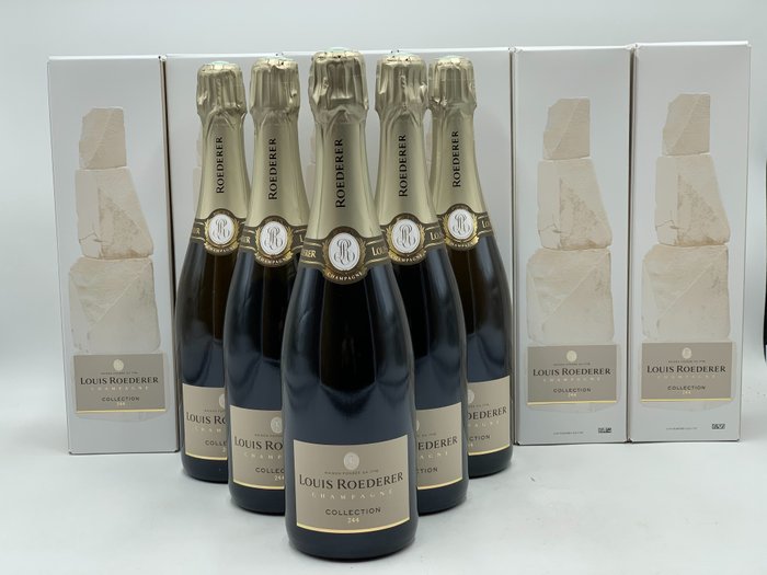 Louis Roederer, Collection 244 - Champagne Brut - 6 Flasker (0,75 L)