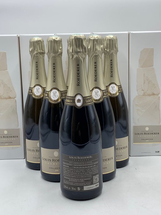 Louis Roederer, Collection 244 - Champagne Brut - 6 Flasker (0,75 L)