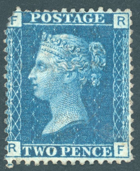 Storbritannien 1858 - Storbritannien - ungebrauchte Two Penny blau mit Originalgummi/Falz Mi.Nr. 17