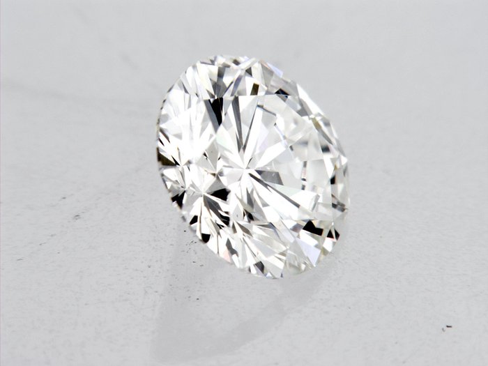 1 pcs Diamant  (Natur)  - 1.01 ct - Rund - F - VS2 - Gemological Institute of America (GIA) - f027