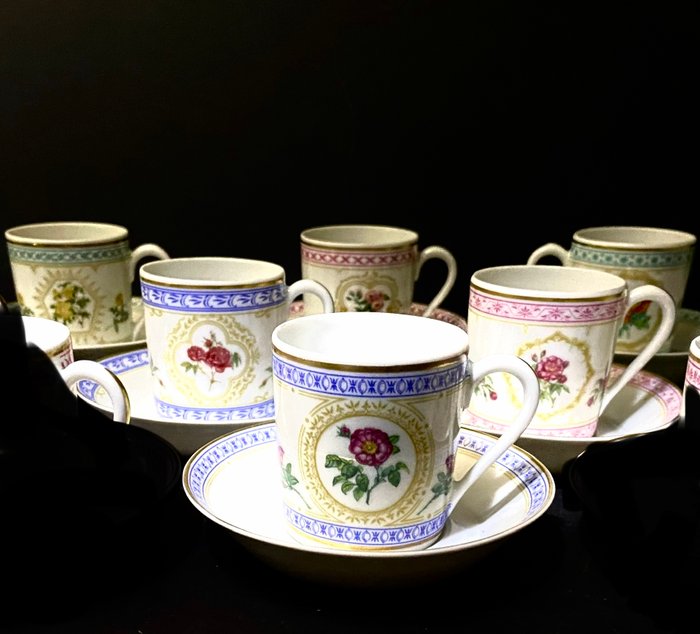 Haviland  Co. Limoges - Kaffeservice - Rose d'Amour - Empress Josephine - Porcelæn