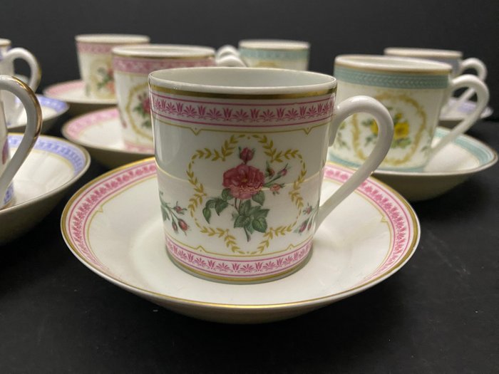 Haviland  Co. Limoges - Kaffeservice - Rose d'Amour - Empress Josephine - Porcelæn