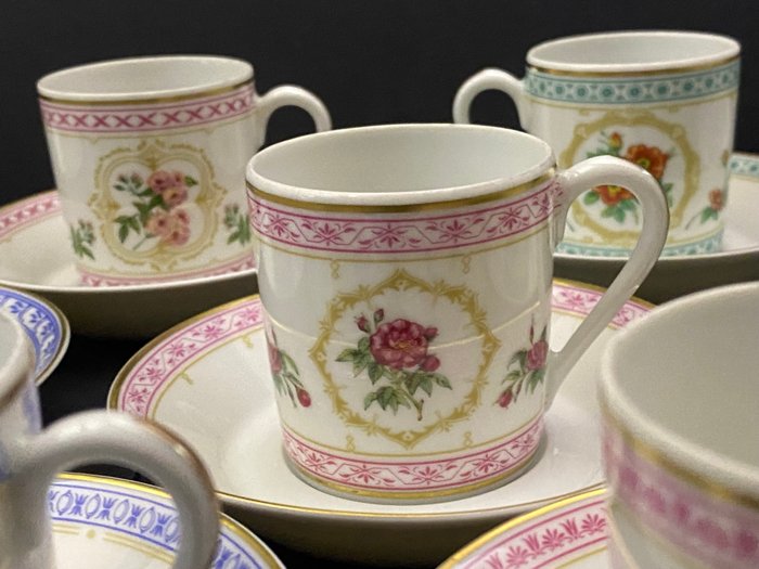 Haviland  Co. Limoges - Kaffeservice - Rose d'Amour - Empress Josephine - Porcelæn